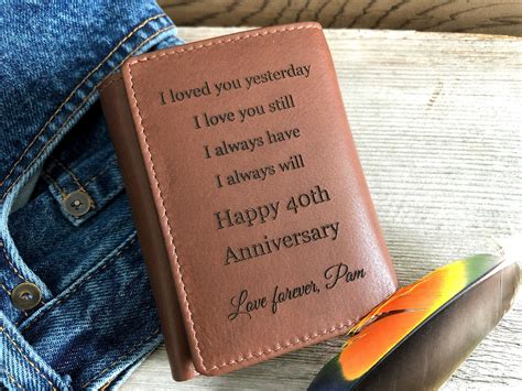 40th anniversary gifts for men